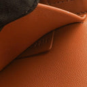Celine Claude Tan Calfskin Long Triomphe Shoulder Bag