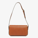 Celine Claude Tan Calfskin Long Triomphe Shoulder Bag