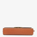Celine Claude Tan Calfskin Long Triomphe Shoulder Bag