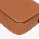 Celine Claude Tan Calfskin Long Triomphe Shoulder Bag