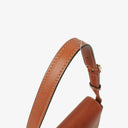 Celine Claude Tan Calfskin Long Triomphe Shoulder Bag