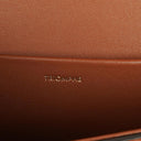 Celine Claude Tan Calfskin Long Triomphe Shoulder Bag