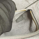Celine Grey Soft Grained Calfskin Seau Sangle Bucket Bag