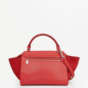 Celine Leather and Suede Small Trapeze Bag