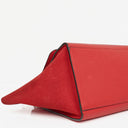 Celine Leather and Suede Small Trapeze Bag