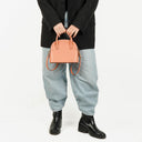Céline Leather Top Handle Handbag