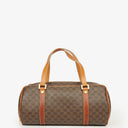 Celine Macadam Coated Canvas Barrel Bag