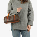 Celine Macadam Coated Canvas Barrel Bag