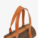 Celine Macadam Coated Canvas Boston Bag.