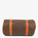 Celine Macadam Coated Canvas Boston Bag.