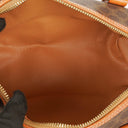 Celine Macadam Coated Canvas Boston Bag.
