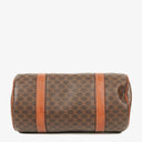 Celine Macadam Coated Canvas Boston Bag.