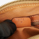 Celine Macadam Coated Canvas Boston Bag.