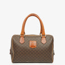 Celine Macadam Coated Canvas Boston Bag