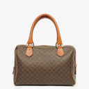 Celine Macadam Coated Canvas Boston Bag