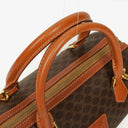 Celine Macadam Coated Canvas Boston Bag