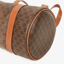 Celine Macadam Coated Canvas Boston Bag.
