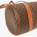 Celine Macadam Coated Canvas Boston Bag.