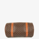 Celine Macadam Coated Canvas Boston Bag.