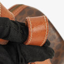 Celine Macadam Coated Canvas Boston Bag.