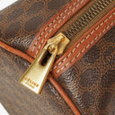 Celine Macadam Coated Canvas Boston Bag.