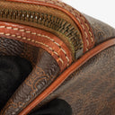 Celine Macadam Coated Canvas Boston Bag.