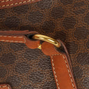 Celine Macadam Coated Canvas Boston Bag.