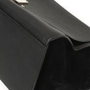 Celine Medium Trapeze Black Calfskin Leather And Suede Handbag