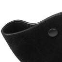 Celine Medium Trapeze Black Calfskin Leather And Suede Handbag