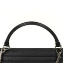 Celine Medium Trapeze Black Calfskin Leather And Suede Handbag