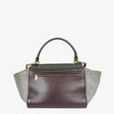 Celine Medium Trapeze Souris Drummed Multicolor Leather/Suede Bag