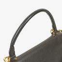 Celine Medium Trapeze Souris Drummed Multicolor Leather/Suede Bag