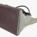 Celine Medium Trapeze Souris Drummed Multicolor Leather/Suede Bag