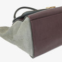 Celine Medium Trapeze Souris Drummed Multicolor Leather/Suede Bag