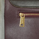 Celine Medium Trapeze Souris Drummed Multicolor Leather/Suede Bag