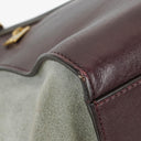 Celine Medium Trapeze Souris Drummed Multicolor Leather/Suede Bag