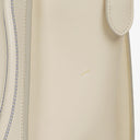 Celine Micro Luggage Cream Calfskin With Multicoloured Stiches Handbag