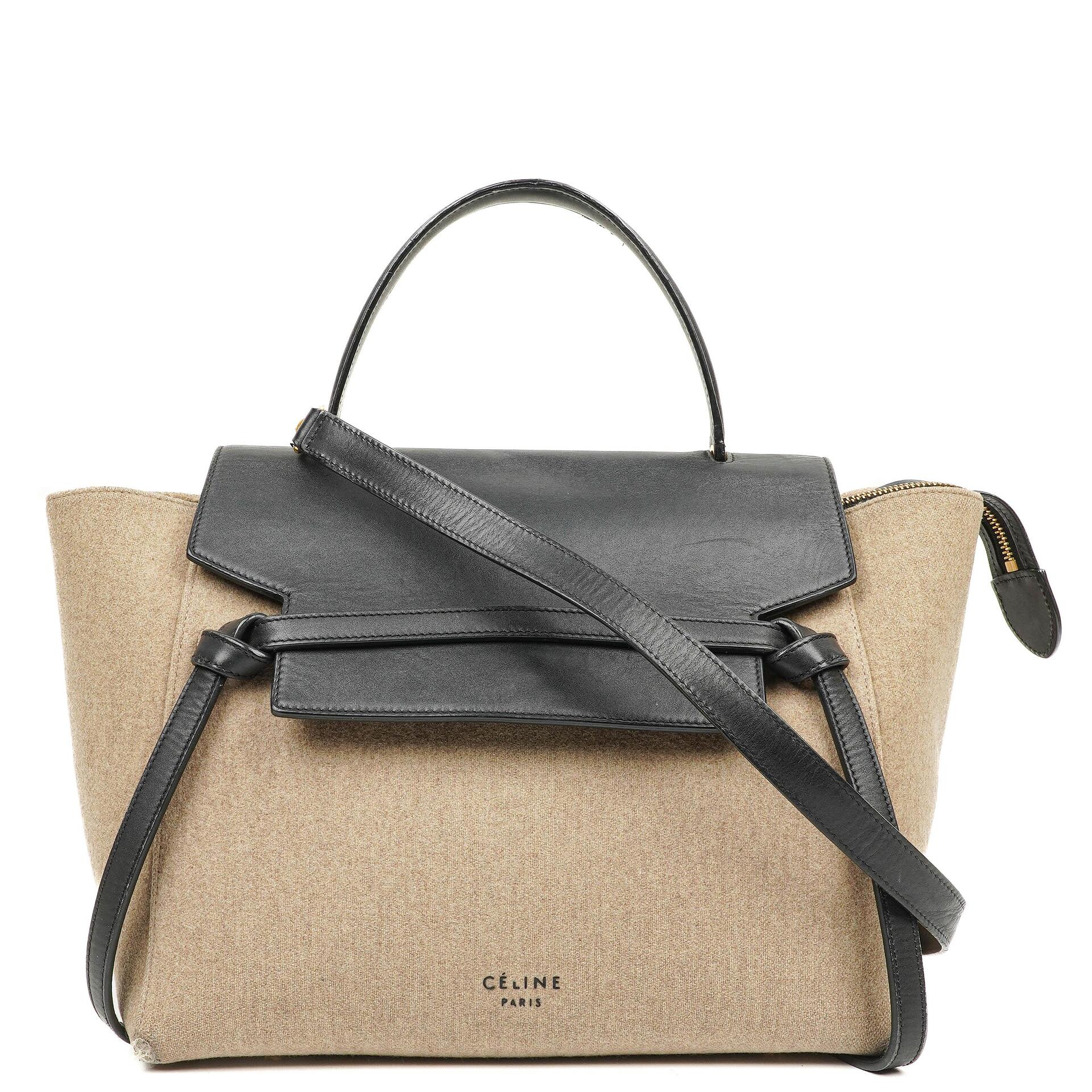 Celine Mini Beige Smooth Calfskin Belt Bag