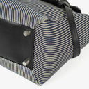 Celine Mini Striped Canvas and Leather Belt Bag