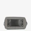 Celine Mini Striped Canvas and Leather Belt Bag