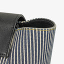 Celine Mini Striped Canvas and Leather Belt Bag