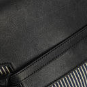 Celine Mini Striped Canvas and Leather Belt Bag