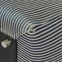 Celine Mini Striped Canvas and Leather Belt Bag