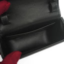 Celine Mini Triomphe Black Shiny Calfskin Shoulder/Crossbody Bag