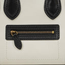 Celine Nano Luggage Black/Brown/White Leather and Suede Handbag