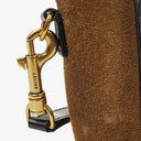 Celine Nano Luggage Black/Brown/White Leather and Suede Handbag