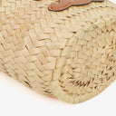 Celine Palm Leaves Calfskin Classic Triomphe Nano Panier