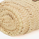 Celine Palm Leaves Calfskin Classic Triomphe Nano Panier