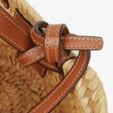 Celine Palm Leaves Calfskin Classic Triomphe Nano Panier
