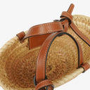 Celine Palm Leaves Calfskin Classic Triomphe Nano Panier